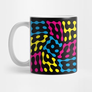 Twisted CMY Metaball Typography Mug